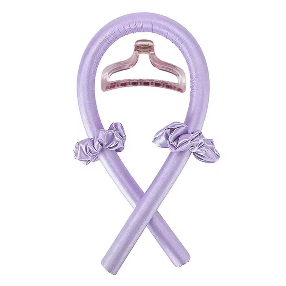 Heatless Curling Rod Headband,No Heat Silk Ribbon Rollers for Overnight Sleeping